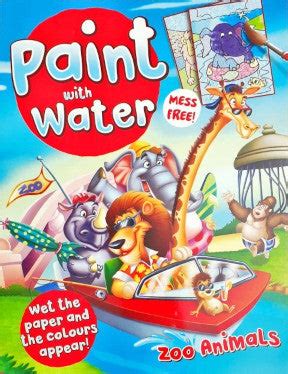 Paint with Water Zoo Animals – Books and You