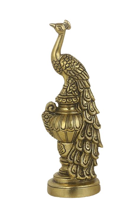 Buy Classic Peacock Statue Set Decorative Showpiece Beautiful Peacock ...