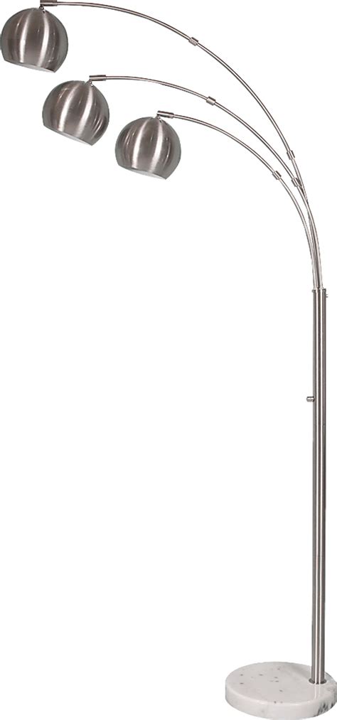 Tynliea Silver Gray Floor Lamp | Rooms to Go