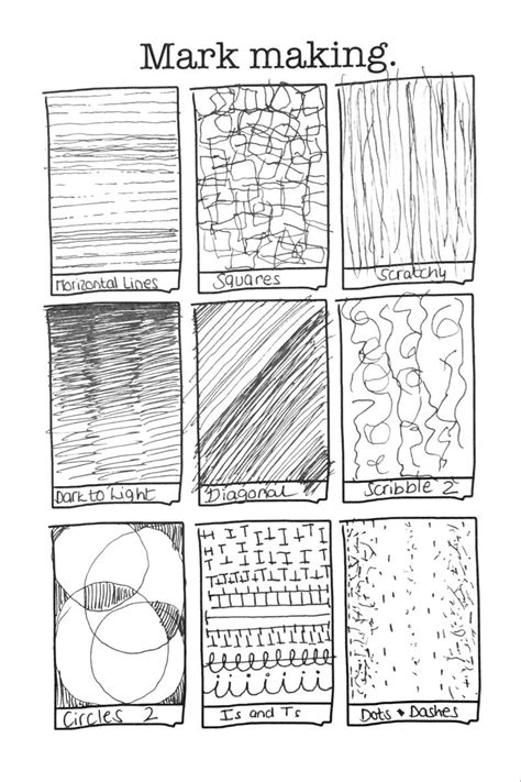 Image result for Mark Making Examples