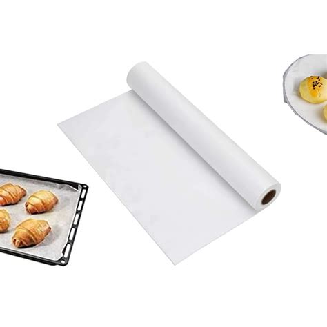 50m Parchment Paper Baking Sheets Non-Stick for Baking Grilling Air ...