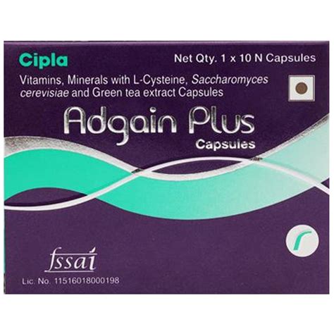 Adgain Plus Capsule 10's Price, Uses, Side Effects, Composition ...