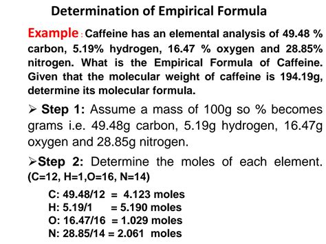 SOLUTION: Empirical formula molecular formula and unsaturation number ...