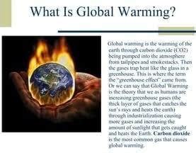 what is global warming? give its two effect - Brainly.in