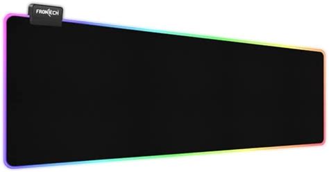 FRONTECH Gaming Mouse Pad with RGB Light Effect | Anti Slip Rubber Base ...