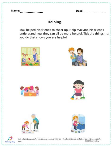 Helping Worksheet 的图像结果