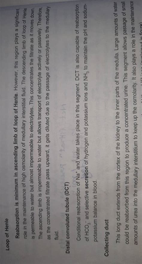 Loop of Henle Reabsorption is minimum in ascending limb of loop of Henle...