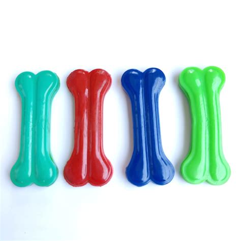 Buy THE PAWXI Dog Bone Toy PVC Small for Puppy, Chew Toy for Playing ...