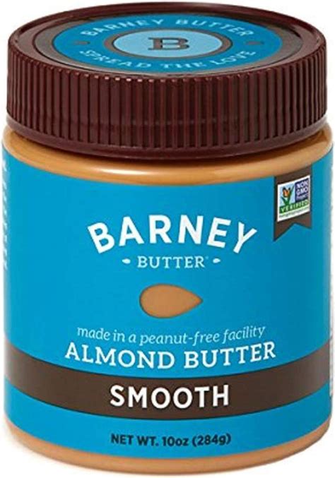 Amazon.com: Barney Butter Almond Butter, Smooth, 10 Ounce Jar, Skin ...