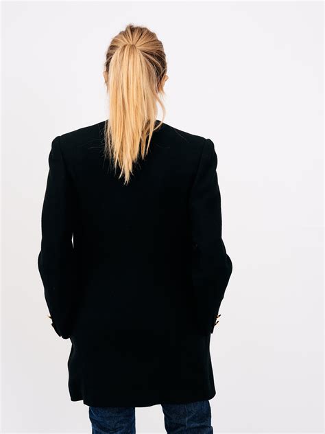 Vintage Richard Carriere Wool Jacket - Black | Garmentory