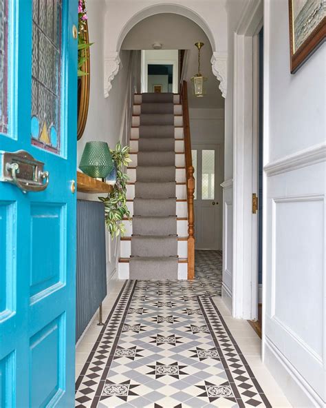 Luxury Home Hallway Tiles What Is The Best Flooring For An Entrance Or