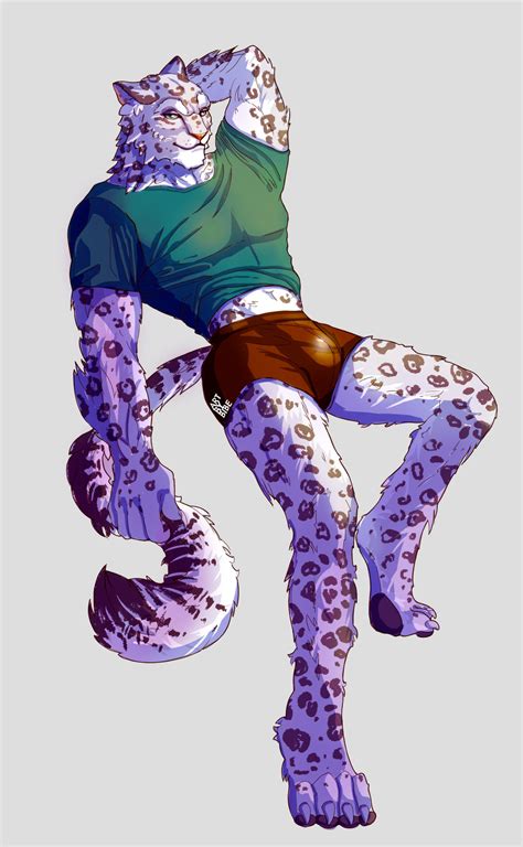 Snow Leopard Furry by ArtByBibe on DeviantArt