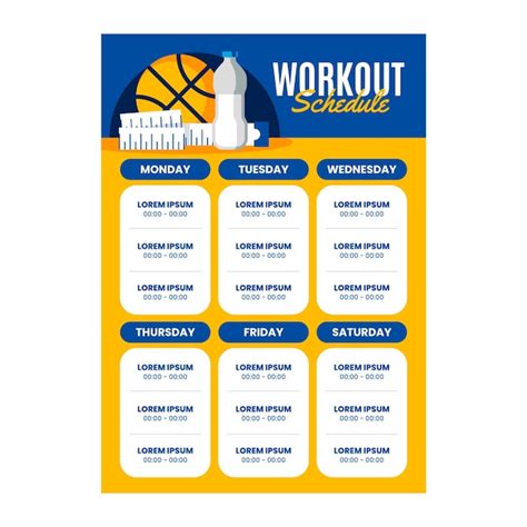 Workout Program Template 的图像结果