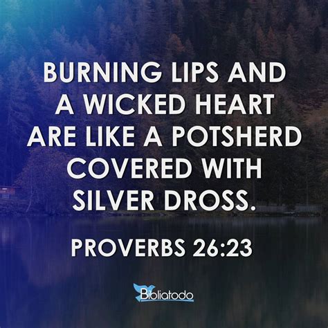 Proverbs 26:23 Bible Cross References | Connecting Verses Across ...