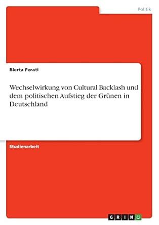 Buy Wechselwirkung von Cultural Backlash und dem politischen Aufstieg ...