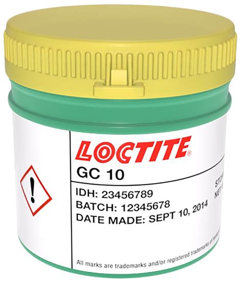 2002845 Loctite | Loctite Loctite GC10 Lead Free Solder Paste, 500g Tub ...