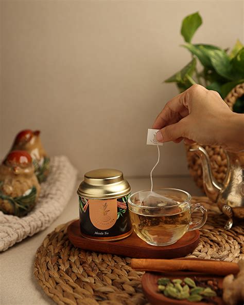 Premium Masala Tea Spiced Green Tea for Daily Energy