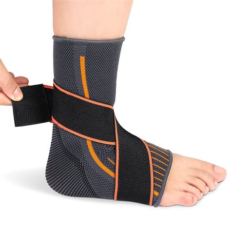Ankle Brace Achilles Tendonitis Support, Ankle Foot Wrap Sleeve with ...