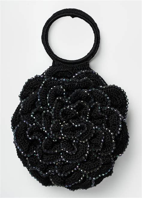 Midnight Rose Beaded Potli – The Kalaa Store