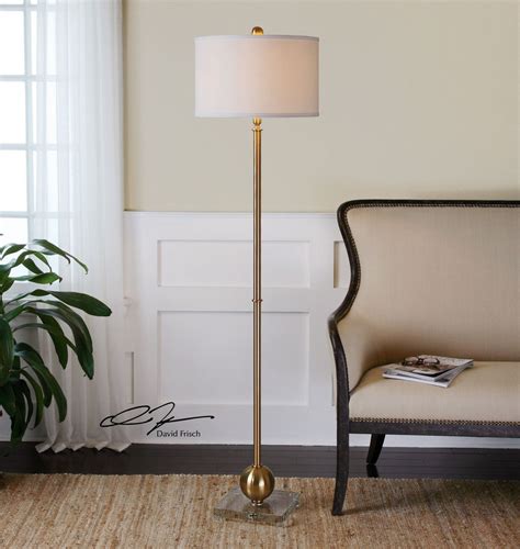 Uttermost Laton Brass Sphere Floor Lamp UTTERMOST-28886-1 at Homelement.com