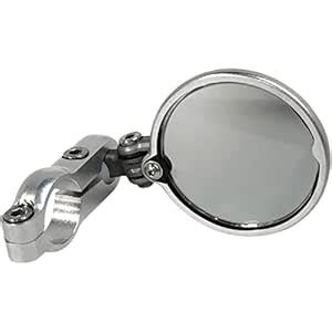 CRG Blindsight Lane Splitter Bar End Mirror (Silver) : Amazon.in: Car ...