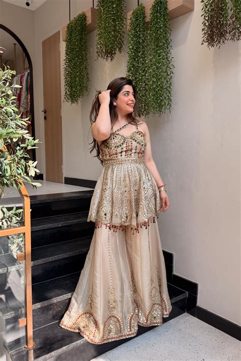 Gaura Stone Embellished Indowestern Outfit – LaGlits