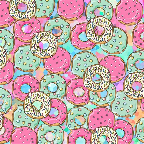 Download wallpaper 2780x2780 donuts, patterns, sweet, colorful, texture ...