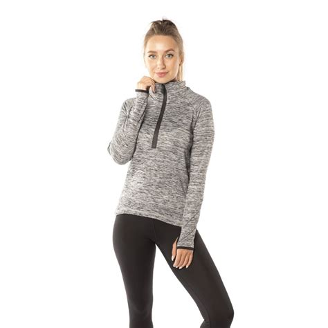 Fit Freak Women Light Half Zipper Sweatshirt