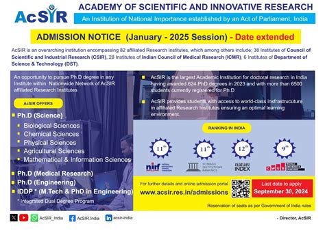AcSIR | CSIR - National Institute For Interdisciplinary Science and ...