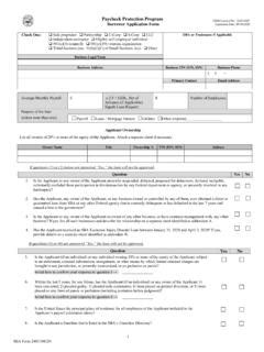 Paycheck Protection Program Borrower Application Form 的图像结果