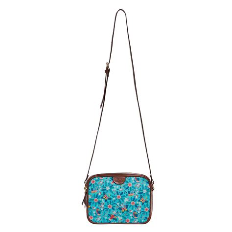 Chumbak Teal Birds of Paradise Women's Boxy Sling Bag- Teal : Amazon.in ...