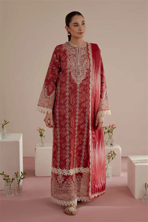 Afrozeh The Folral Charm Lawn '2025 – Daina – AL LIBAASH