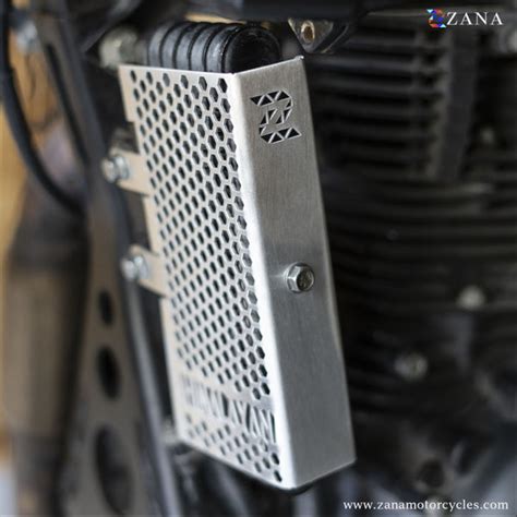 ZANA RADIATOR GUARD HONEYCOMB SILVER (FULL) SCRAM 411 HIMALAYAN BS-3/4 ...