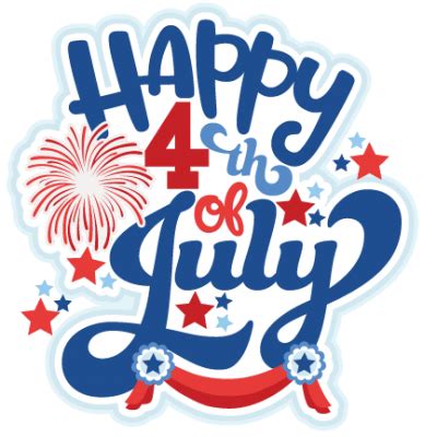 Transparent Background July 4Th Clip Art Free - Free 4th of July SVG ...