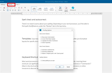 Image result for How to Use Word Processing Software