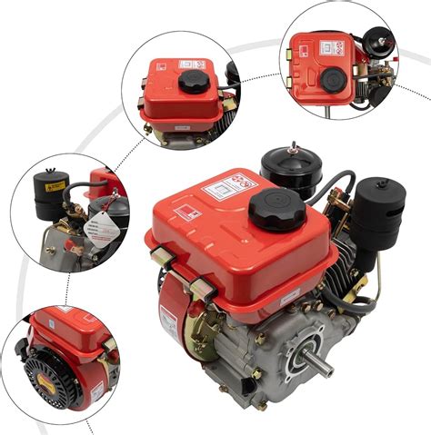 GDAE10 4-Stroke 3HP Single-Cylinder Diesel Engine, Recoil India | Ubuy