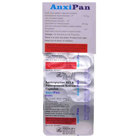 Anxipan Capsule 10's Price, Uses, Side Effects, Composition - Apollo ...