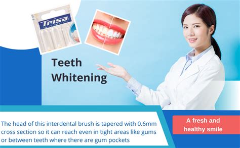 Buy Trisa Interdental Brush 0.6mm (3Pcs.) Yellow Online at Low Prices ...