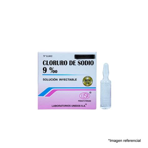 Cloruro de sodio 0.9% Solución Inyectable 10ml