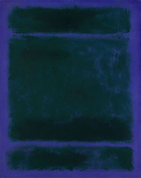 Green Purple and Blue - Mark Rothko Color Field Painting - Life Size ...