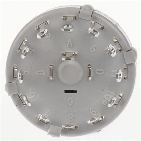 CK1034 Lorlin | Lorlin, 12 Position SPST Rotary Switch, 150 mA @ 250 V ...