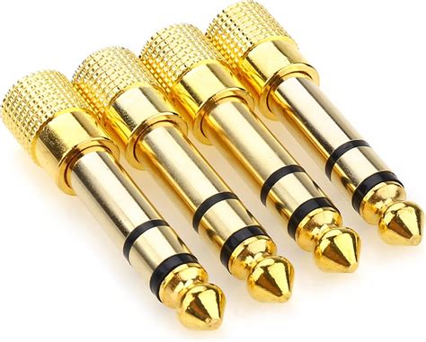 KEBILSHOP 1/4'' to 3.5mm Stereo Headphone Adapter for Audio Connector ...