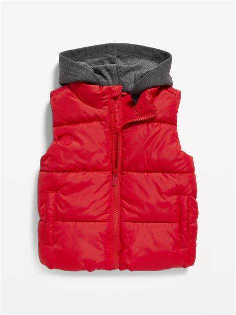 Water-Resistant Hooded Puffer Vest for Toddler Boys | Old Navy