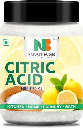 Nature's Bridge Natural Citric Acid | Nimbu Sat | Lemon Salt | Citric ...