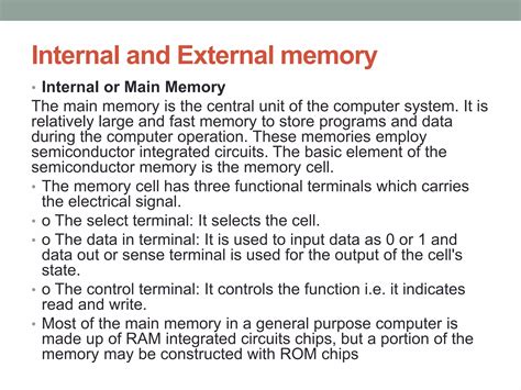 Image result for Memory System in Computer Architecture PPT