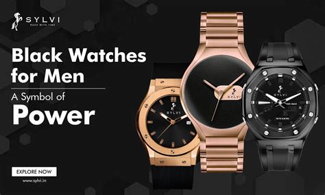 Black Watches for Men – A Symbol of Power and Prestige – Sylvi