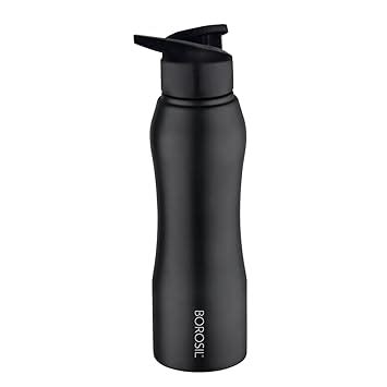 Borosil Grip N Sip Stainless Steel 750 ml Water Bottle for Fridge ...