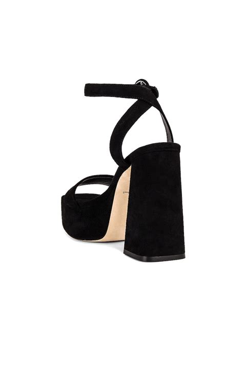 Larroude Dolly Sandal in Black | REVOLVE