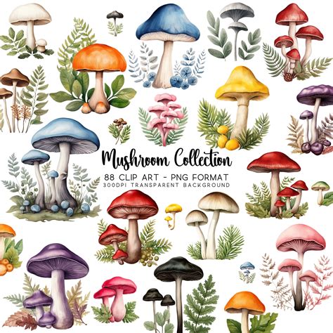 Mushroom Clip Art Stock Images – Vintage Mushroom Clip Art