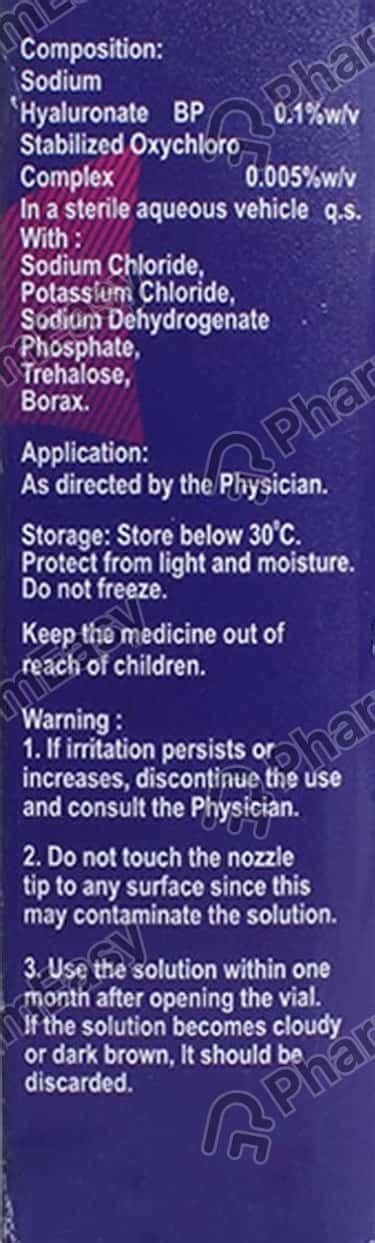 Hyloaid Plus 0.1 %W/V Eye Drop (10): Uses, Side Effects, Price & Dosage ...